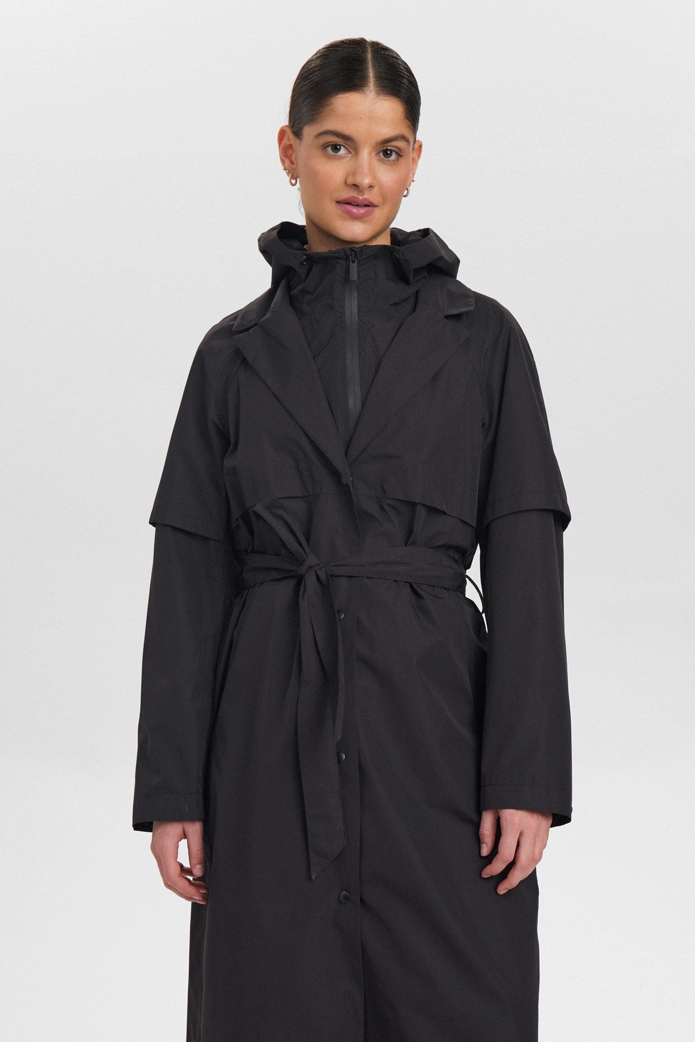 Wind Chill Protection NUNIDA FUNCTIONEL JACKET - Caviar