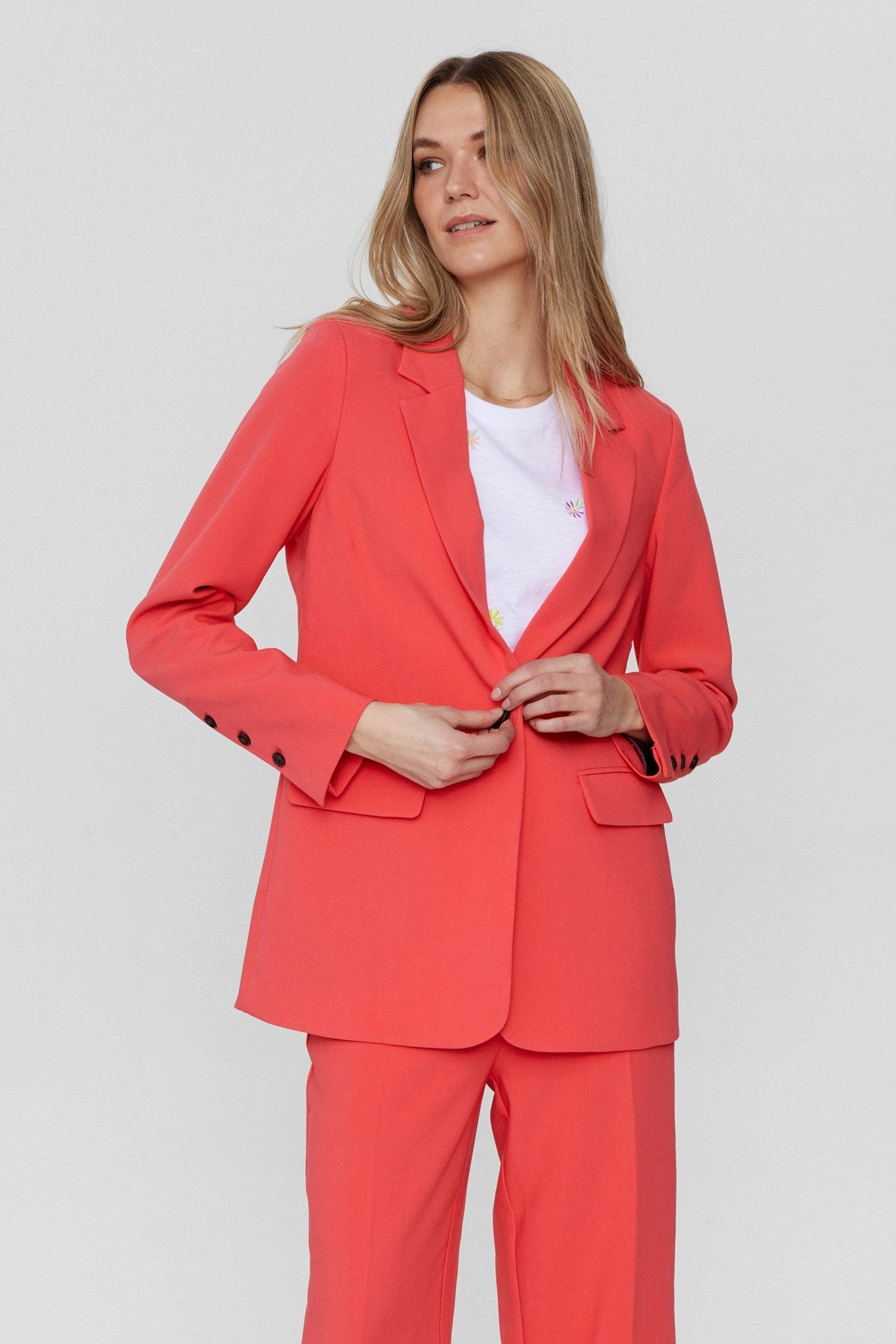Cold Ready Look NURONJA BLAZER  - Teaberry