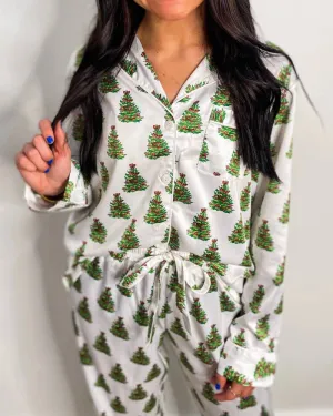 O Christmas Tree Satin Pajamas
