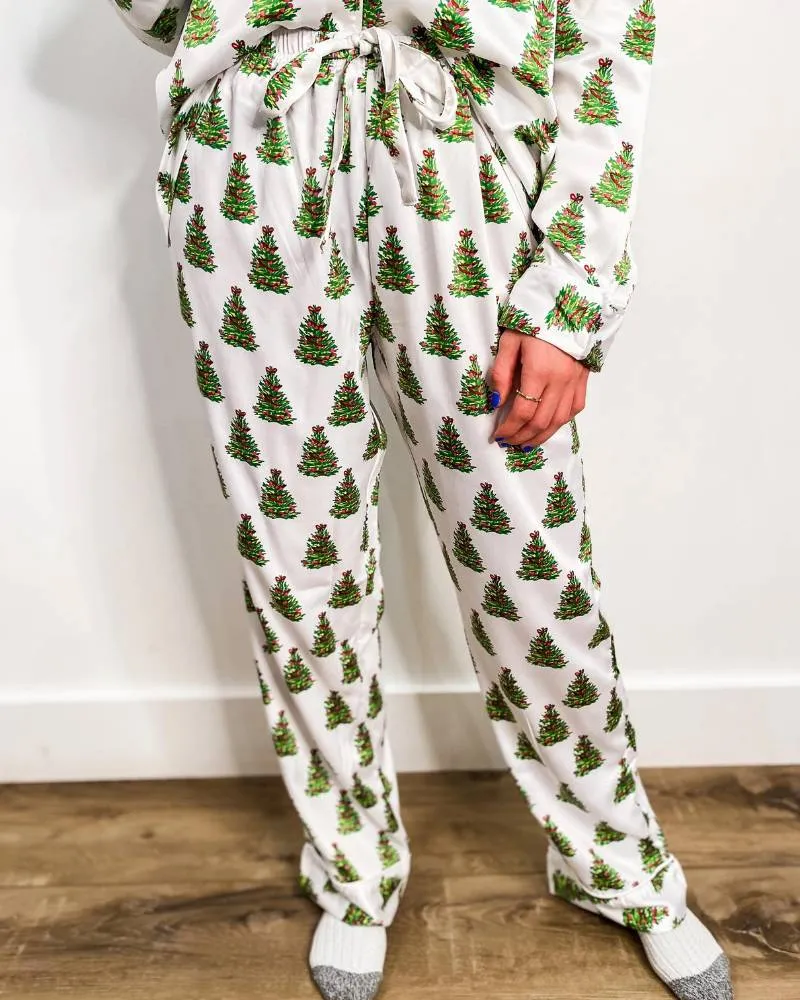 O Christmas Tree Satin Pajamas