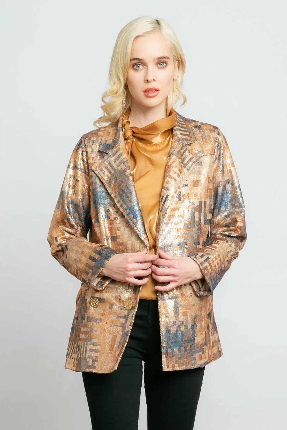 Fall Outfit All Year Use Oberon Jacket - Gold Dust