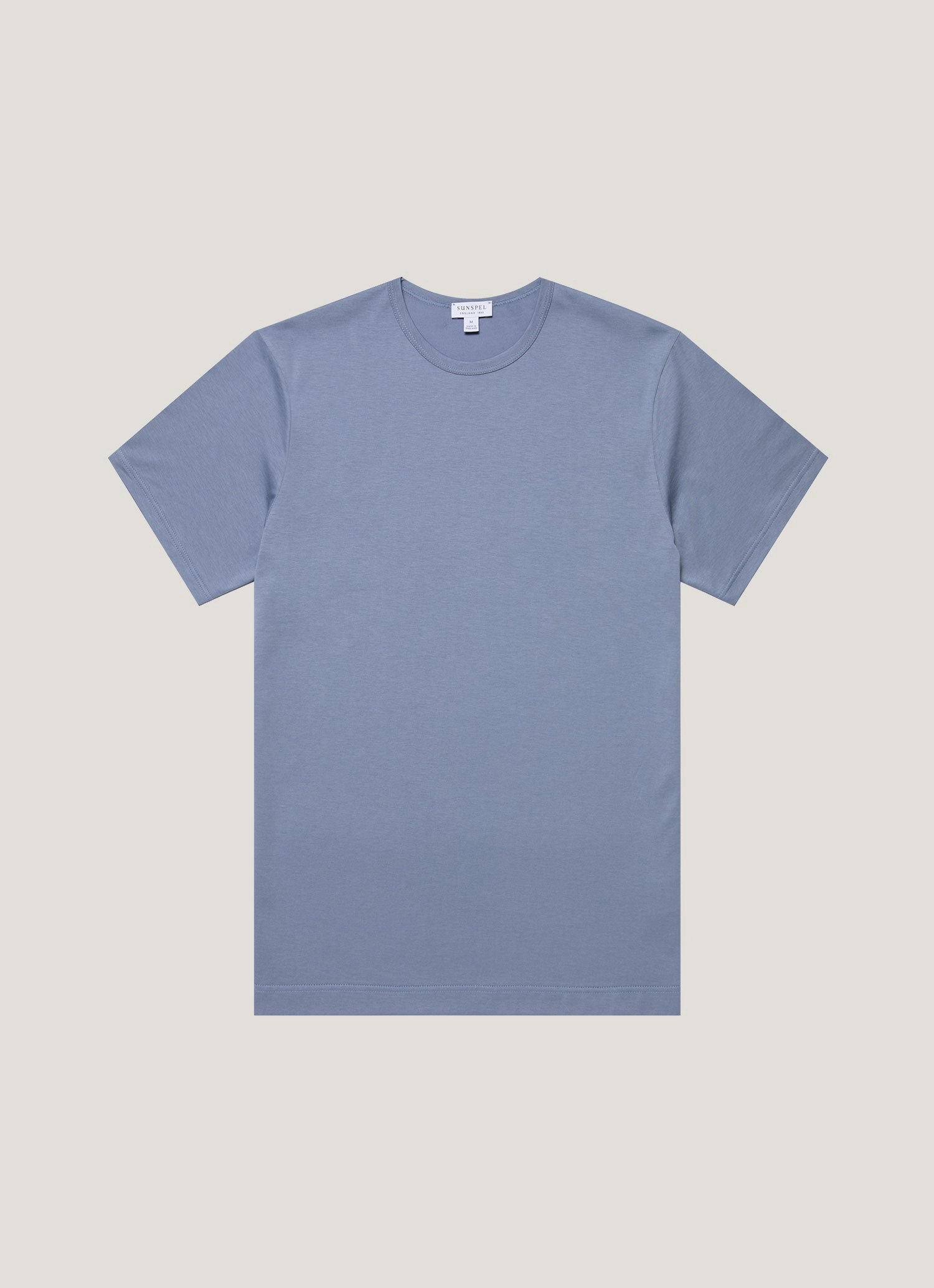 Stylish Day Wear Breathable mesh Men's Classic T-shirt in Vintage Blue