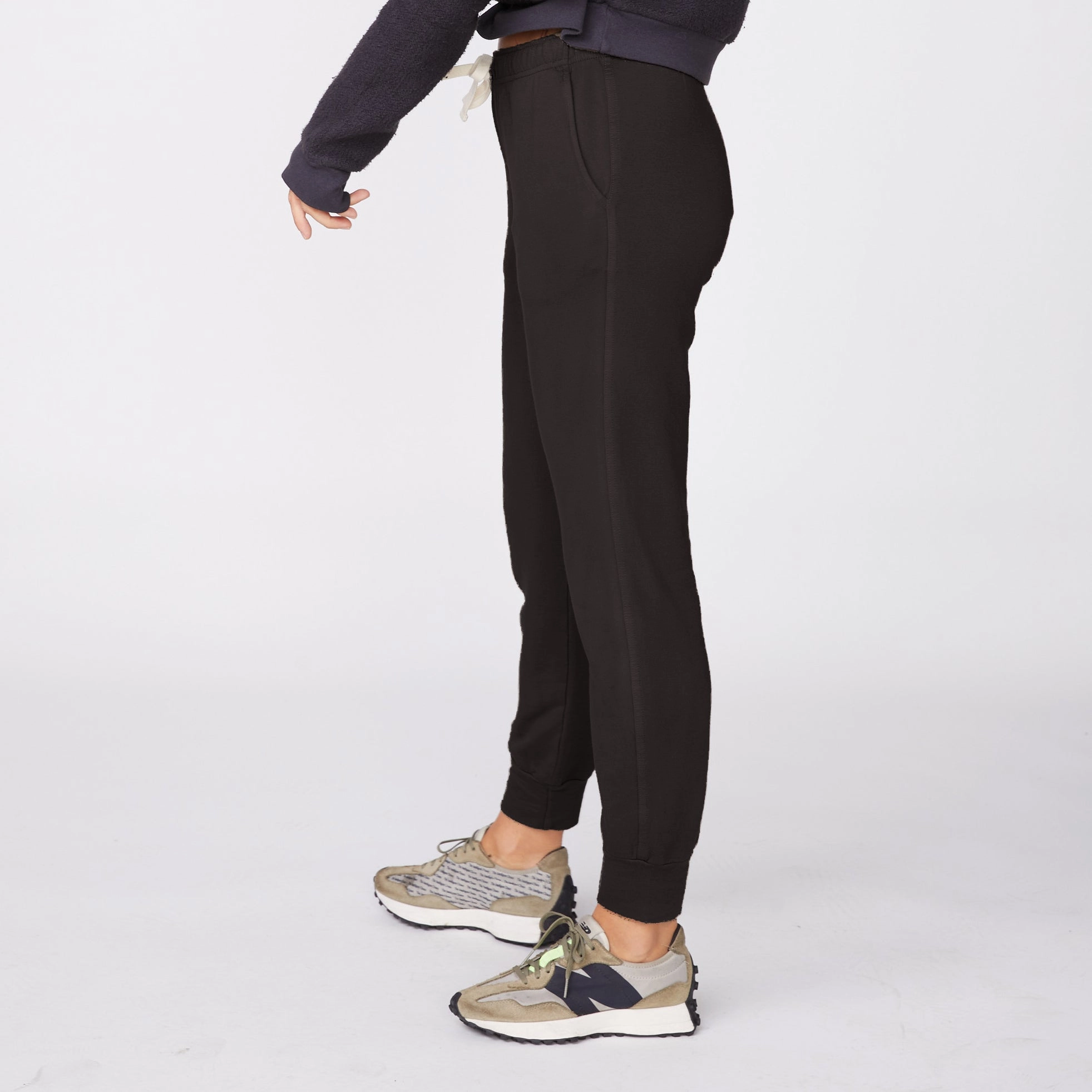 Supersoft Fleece Girlfriend Sweats Flat Lock Stitching Organic Cotton Blend