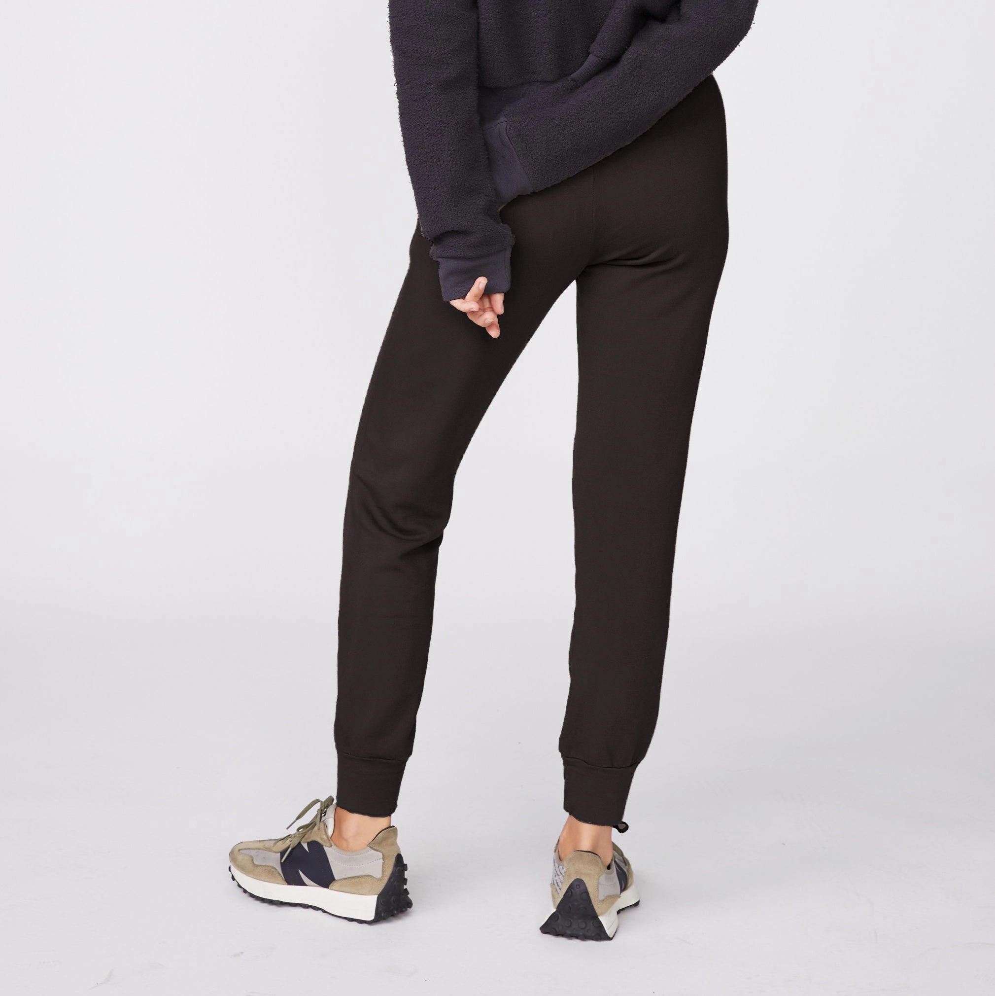 Supersoft Fleece Girlfriend Sweats Neutral Style High Rise Design