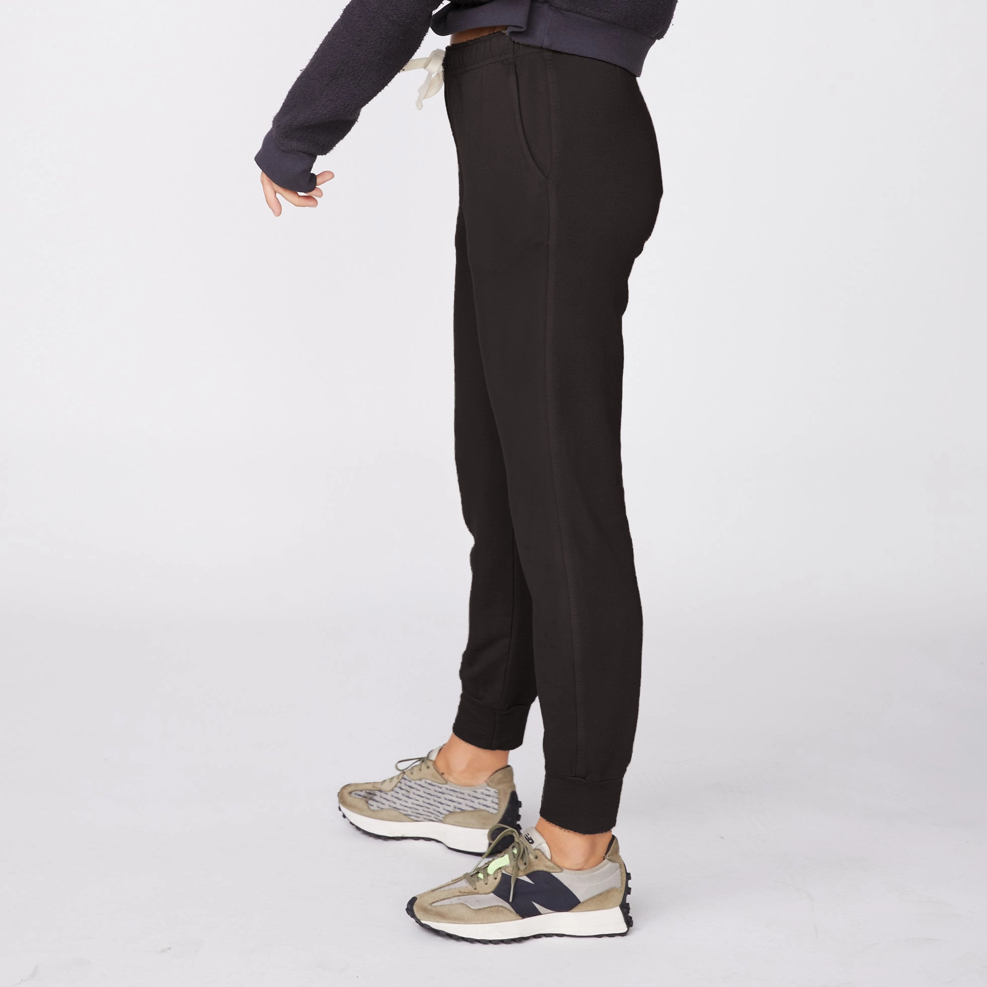 Supersoft Fleece Girlfriend Sweats Neutral Style Casual Stretch Wear