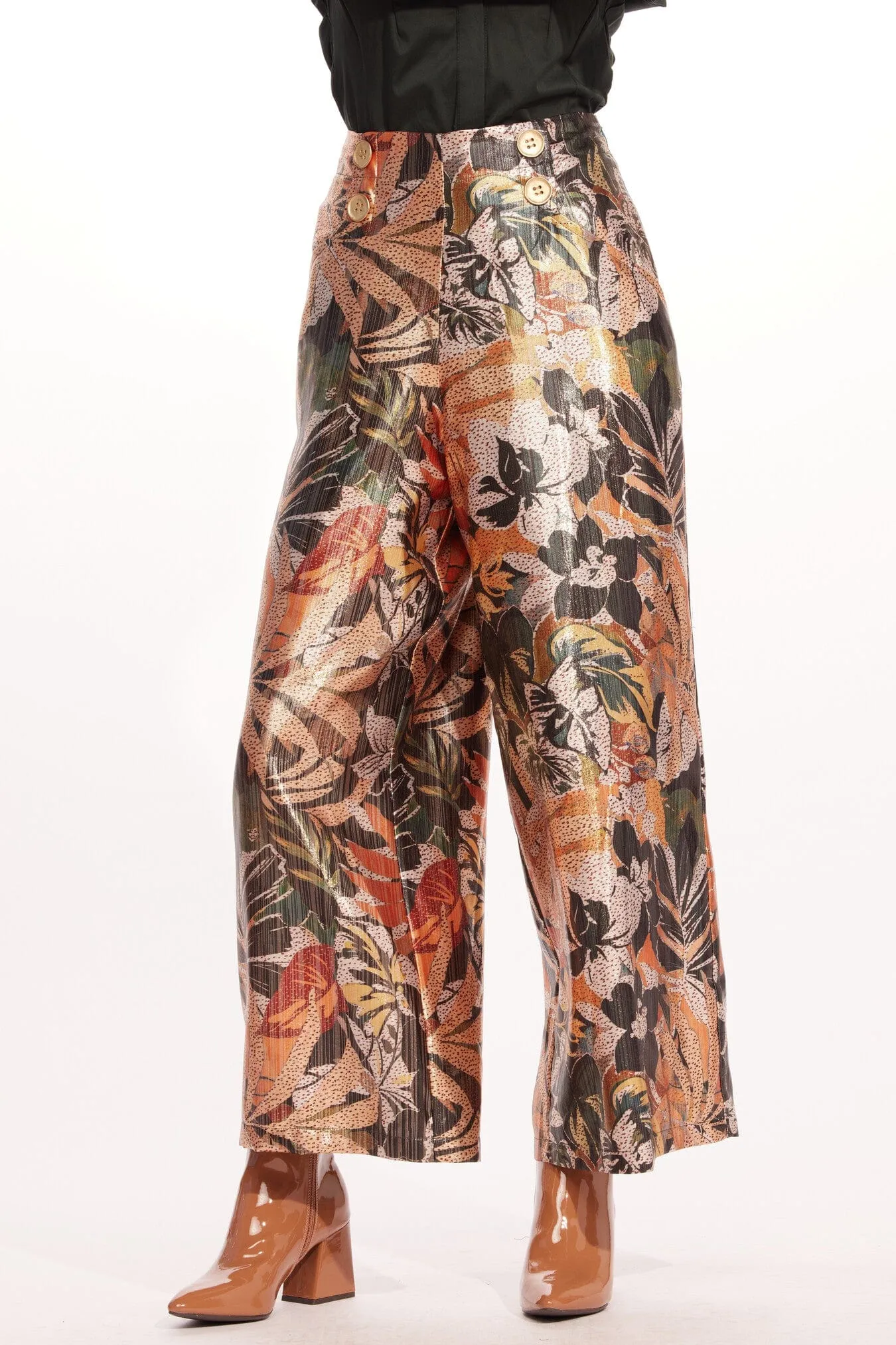 Durable Activewear Daily Motion Hepburn Pant ?C Glitter Bloom