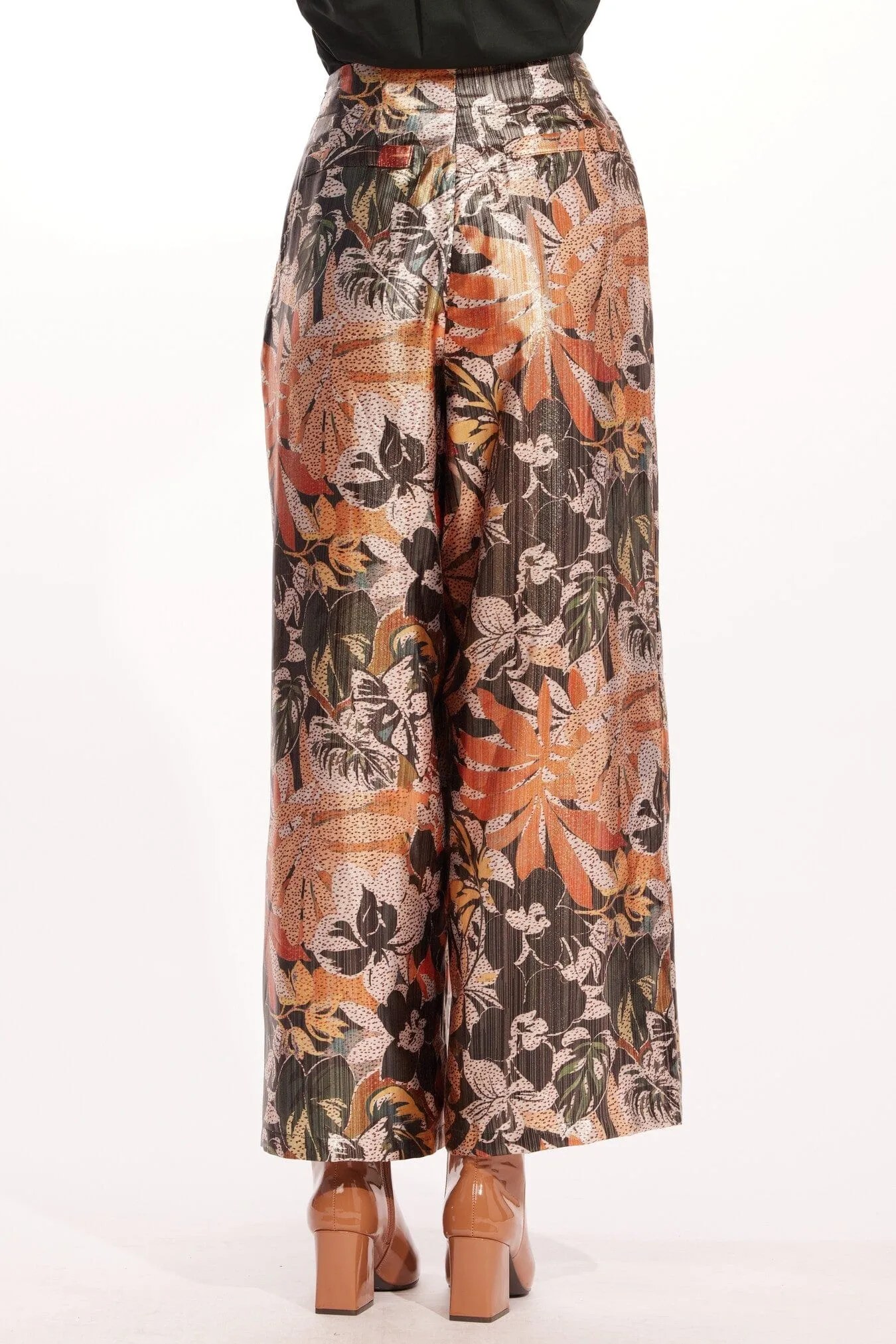 Hepburn Pant ?C Glitter Bloom Casual Layer Fit
