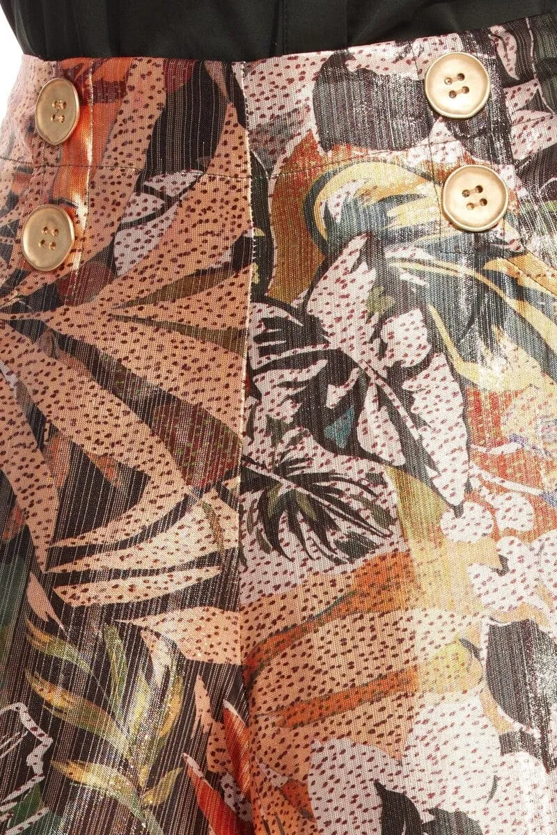 Seasonal Basic Relaxed fit wear Hepburn Pant ?C Glitter Bloom