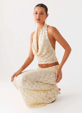 OdorResistant Bling It On Cowl Top - Ivory PreShrunk Fabric Athletic Wear Bling It On Cowl Top - Ivory