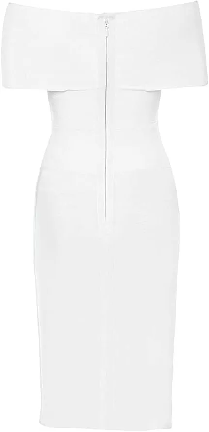 Off Shoulder Bodycon Bandage Dresses for Women