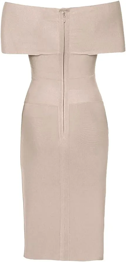 Off Shoulder Bodycon Bandage Dresses for Women