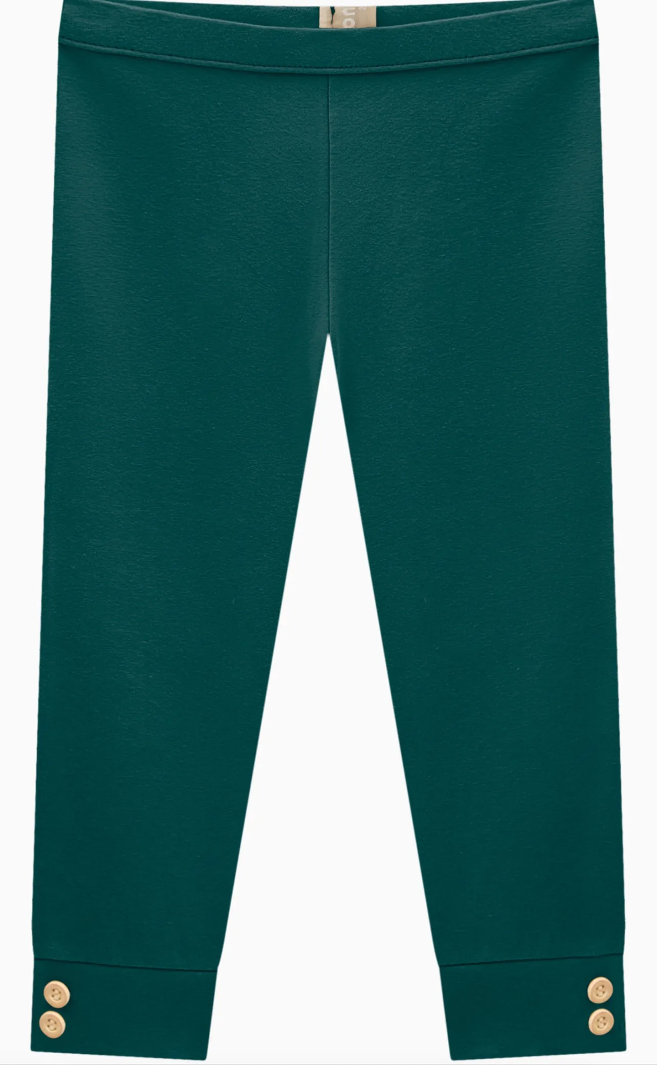 Off white Floral top with green pants