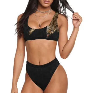 OLD KMT PRIEST Sport Top & High-Waisted Bikini Swimsuit
