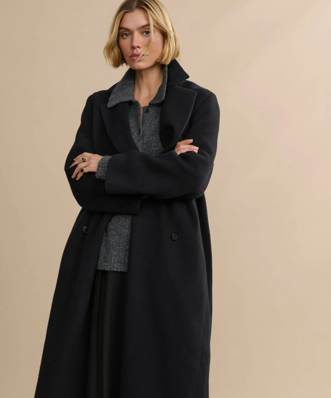 Olivia Coat FlexFit Technology
