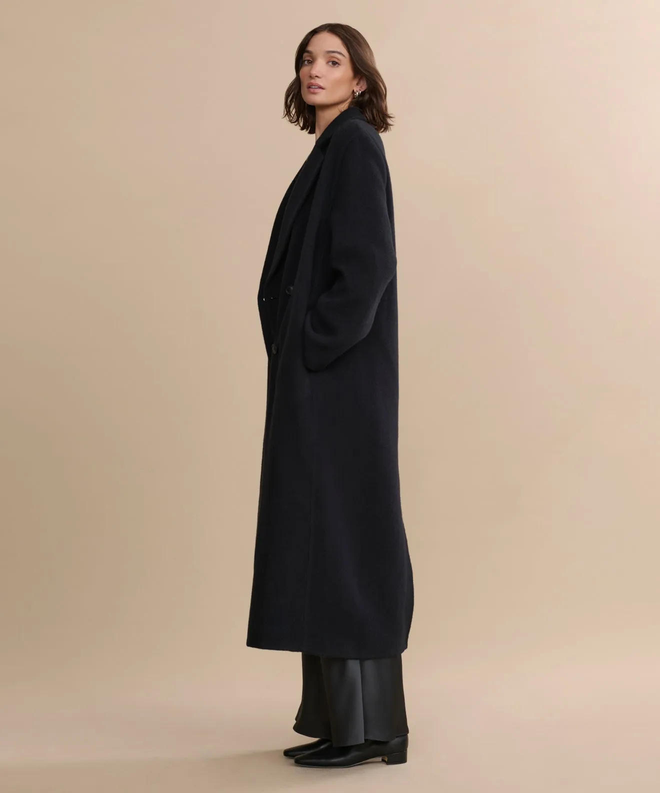Ventilated Panels FlexibleRibbing Olivia Coat
