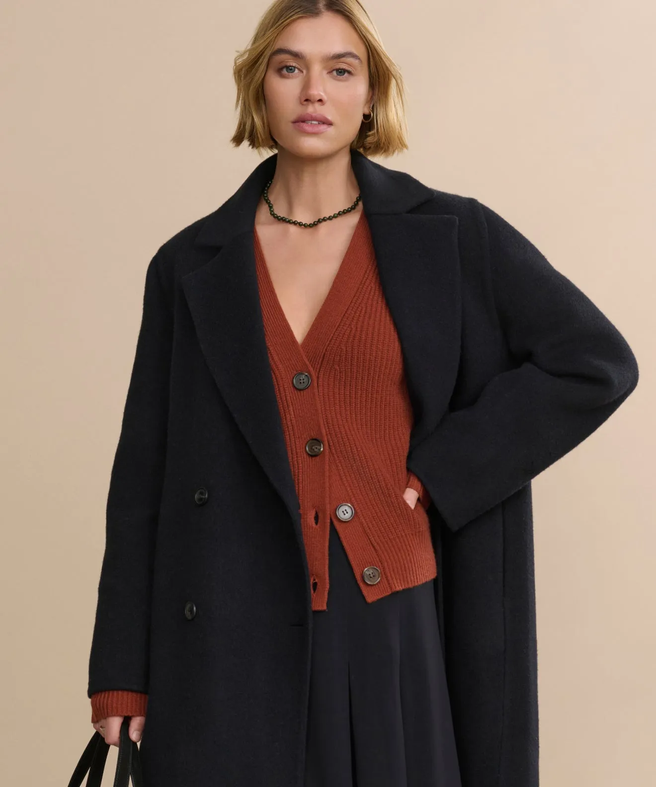 Chic Sweater ReinforcedArmholes Olivia Coat