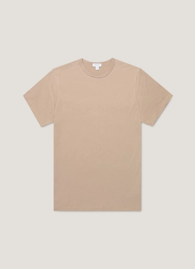On-Trend Style Men's Classic T-shirt in Mink Men's Classic T-shirt in Mink casual outing
