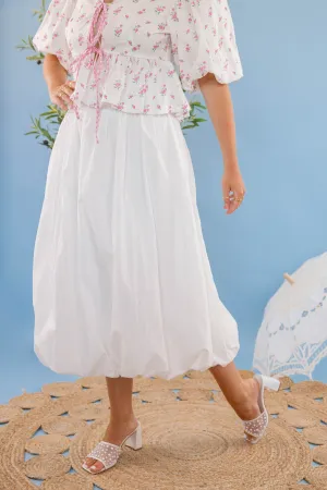 One Dream Away Midi Skirt Stretchy Waist Durable Hemming Non Restrictive Fit One Dream Away Midi Skirt