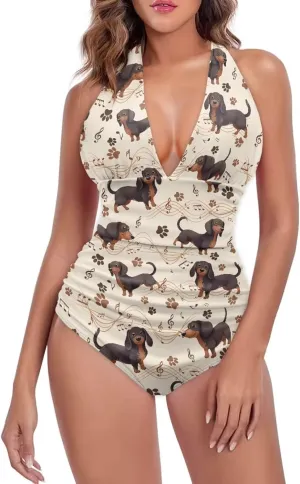 One Piece Swimsuits Swimwear for Women Tummy Control Bathing Suit Ruffle Tummy Control Swimwear