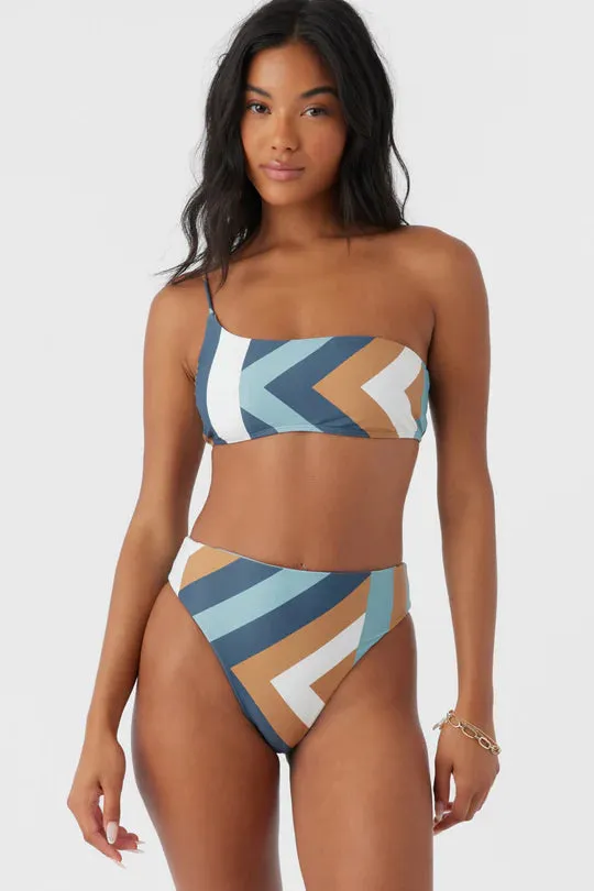 O'Neill Soli Geo Seal Beach One Shoulder Top