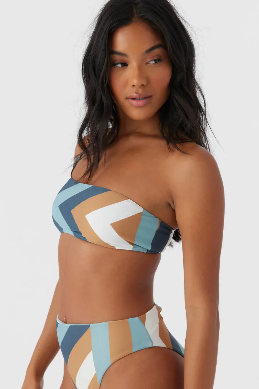 O'Neill Soli Geo Seal Beach One Shoulder Top