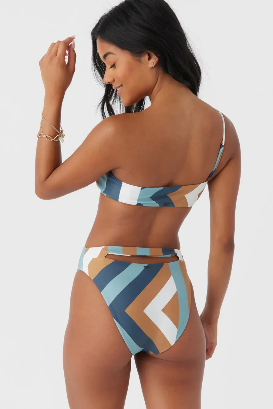 O'Neill Soli Geo Seal Beach One Shoulder Top