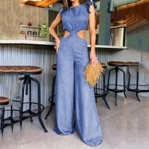 Open Waist  Jumpsuit