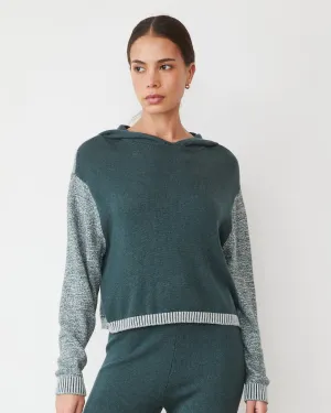Organic Cotton Cashmere Hooded Sweater AntiPilling Finish Durable Color Retention Organic Cotton Cashmere Hooded Sweater