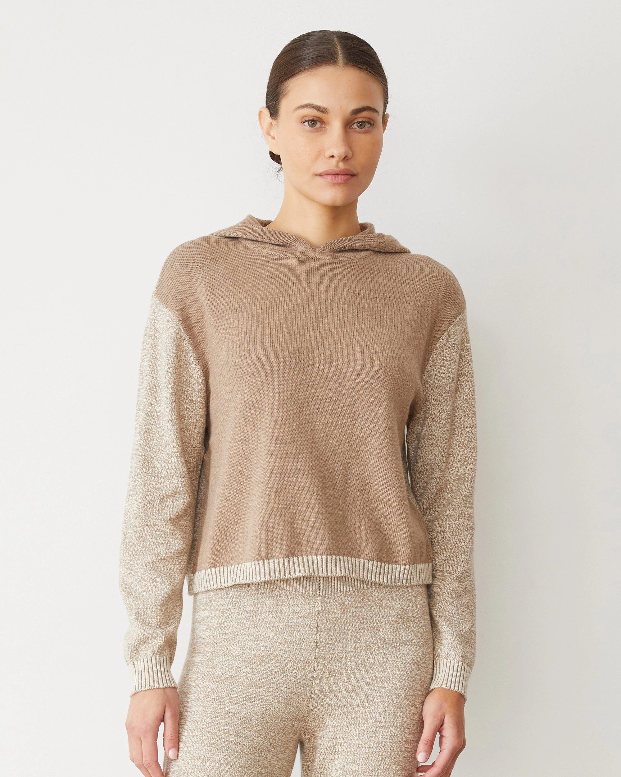Organic Cotton Cashmere Hooded Sweater CompactSize