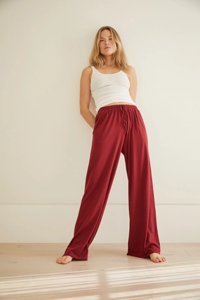 Organic Jersey Wide Leg Pant Soft and Flexible Organic Jersey Wide Leg Pant Sport Fit Urban Flex