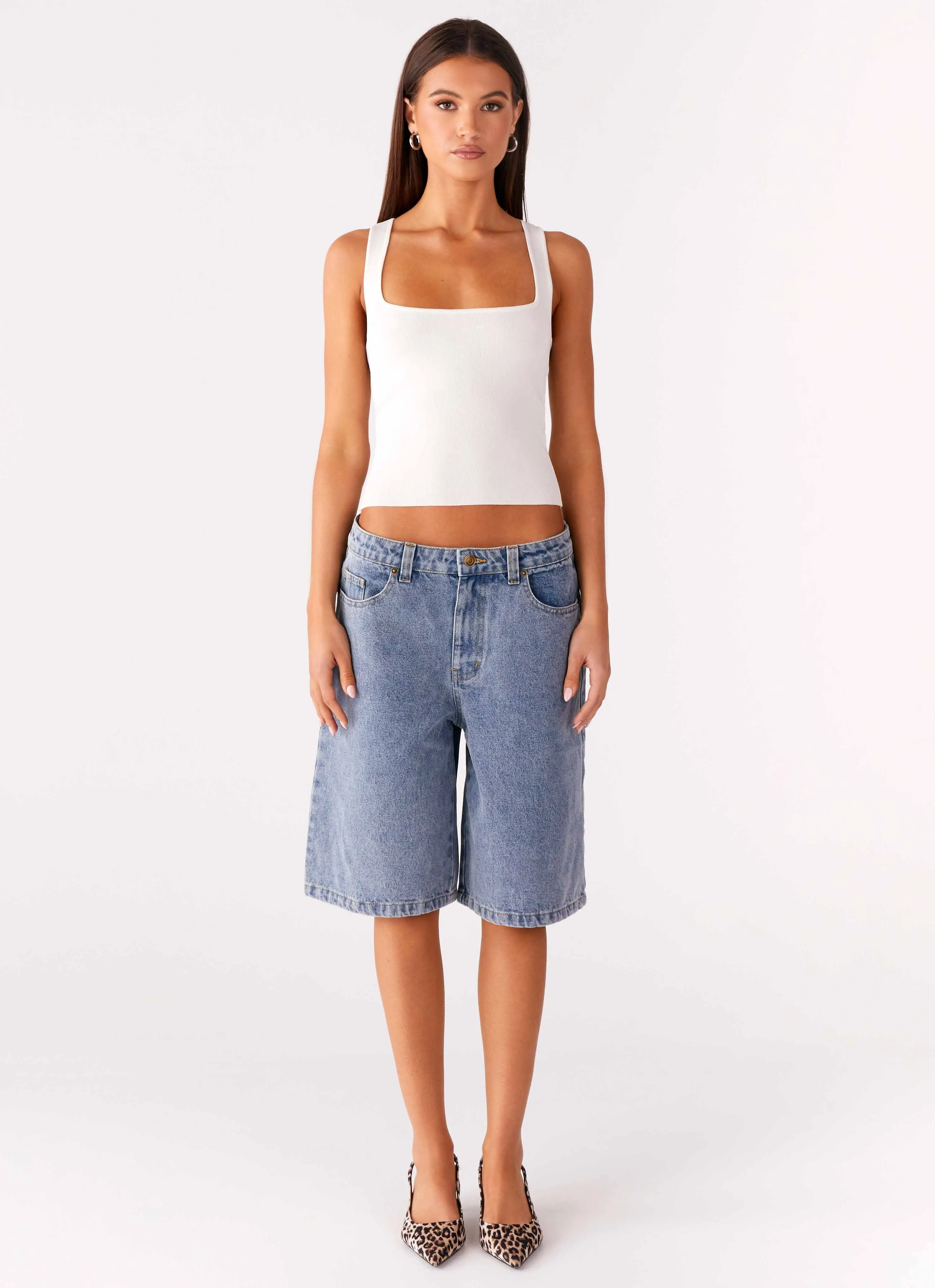 Orleans Denim Jorts - Blue Zip-off legs