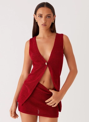 Outdoor Active Capri Glow Knit Skirt - Maroon Capri Glow Knit Skirt - Maroon Dynamic Motion SoftCottonBlend
