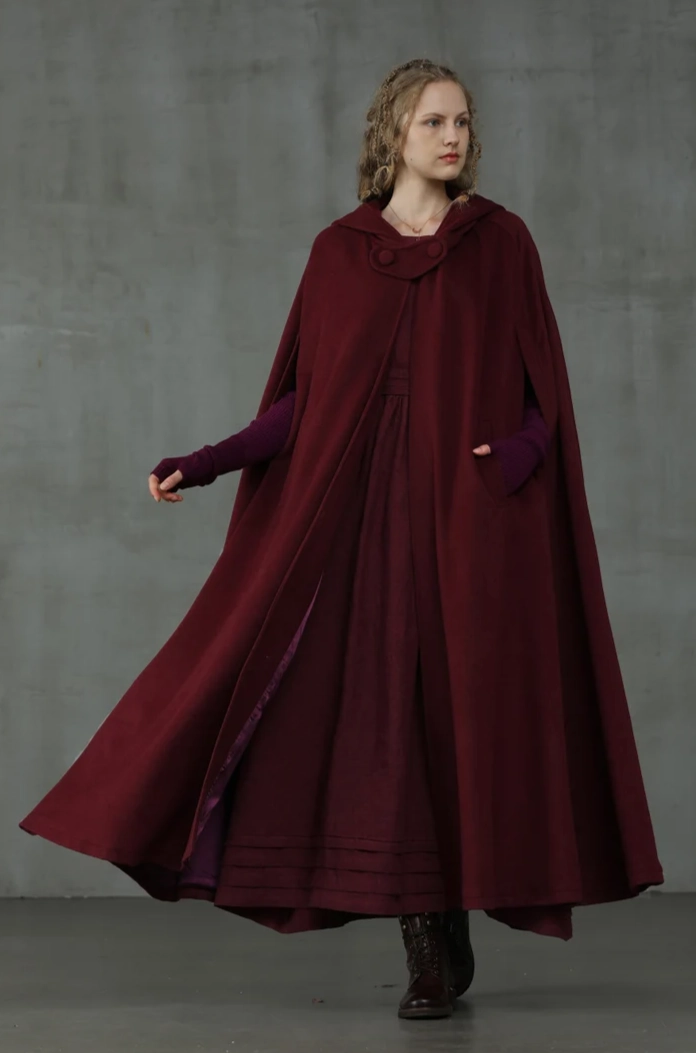 Outlander 2020 | 100% Wool Cloak Coat Comfy Comfort