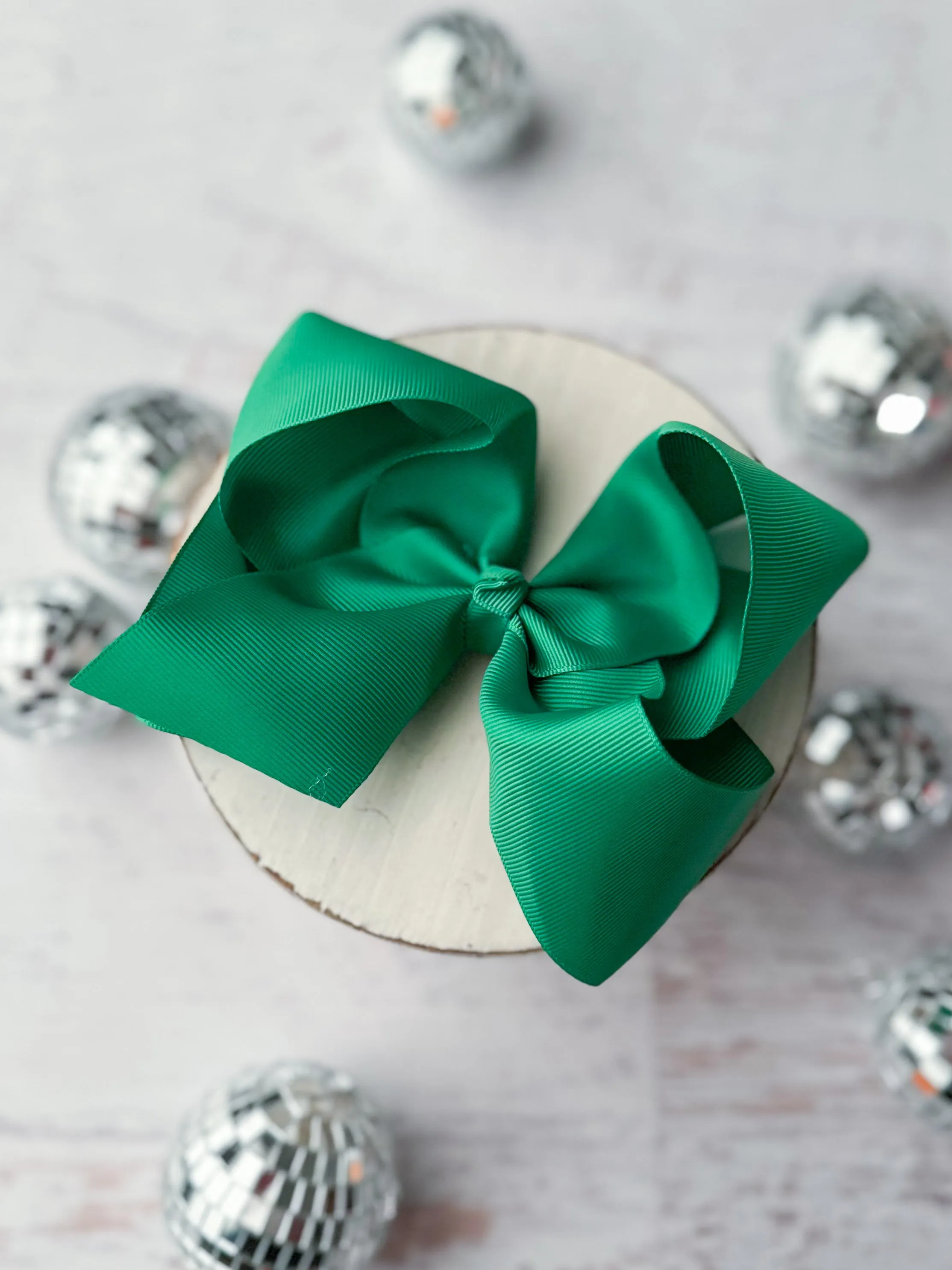 Oversize Grosgrain Hair Bow - Alligator Clip - 5.5"