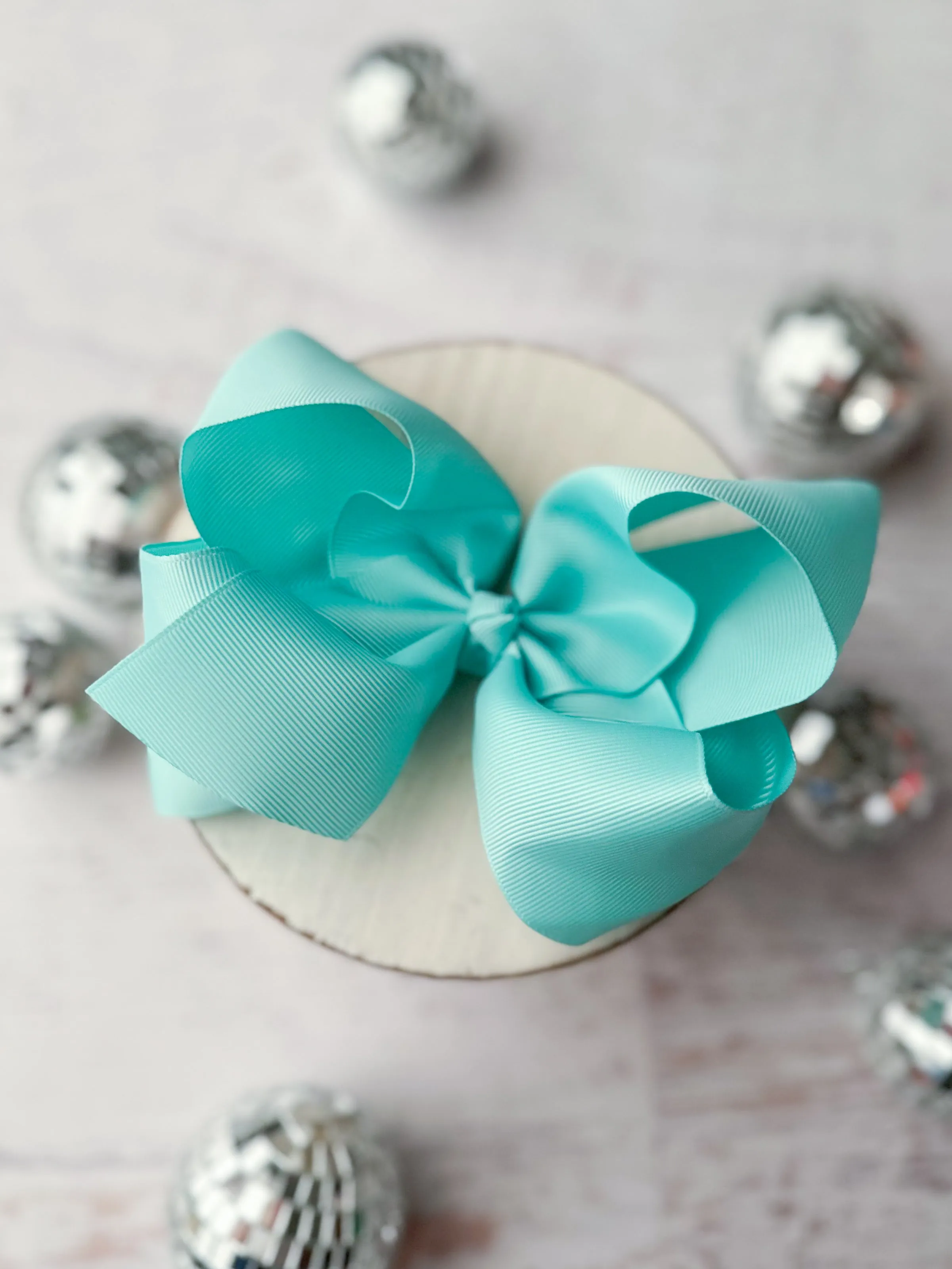 Oversize Grosgrain Hair Bow - Alligator Clip - 5.5"
