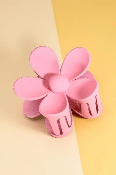 Oversized Flower Hair Claw Clips