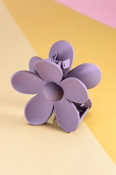 Oversized Flower Hair Claw Clips