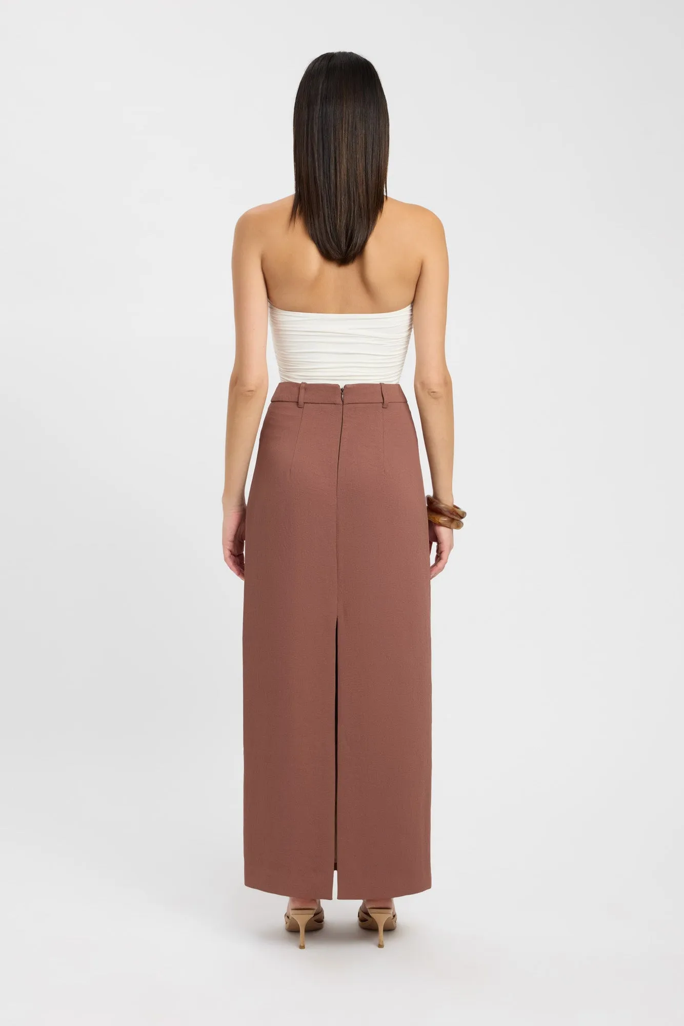 Oyster Midi Skirt Quiet Style Daily Essential
