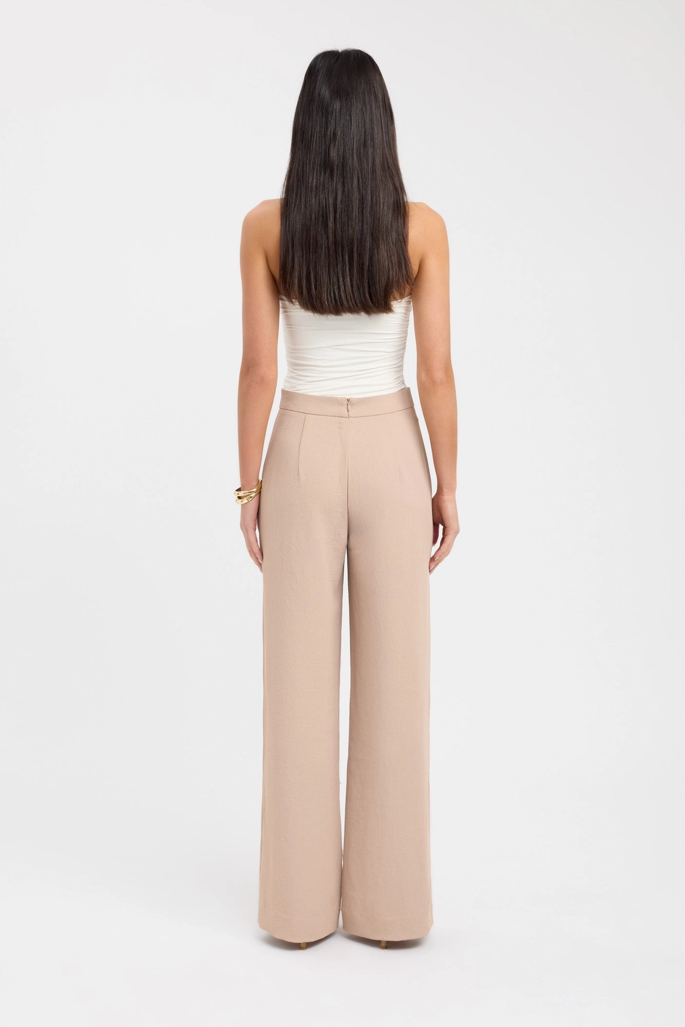 Oyster Pants Smooth Texture Low Profile