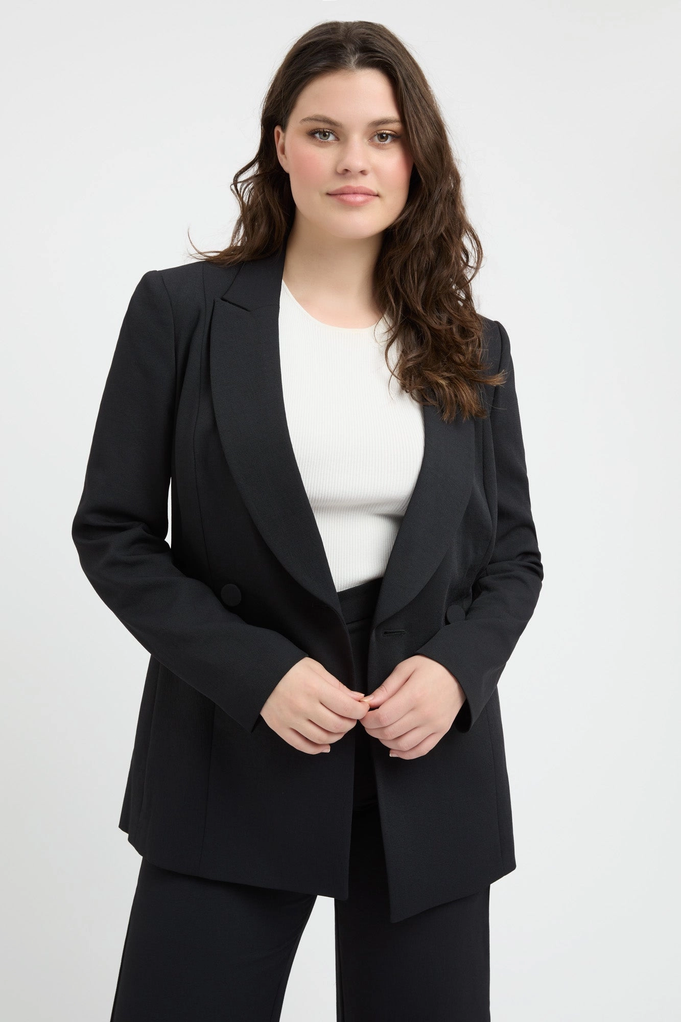 Oyster Slim Blazer OversizedFit Timeless Outerwear