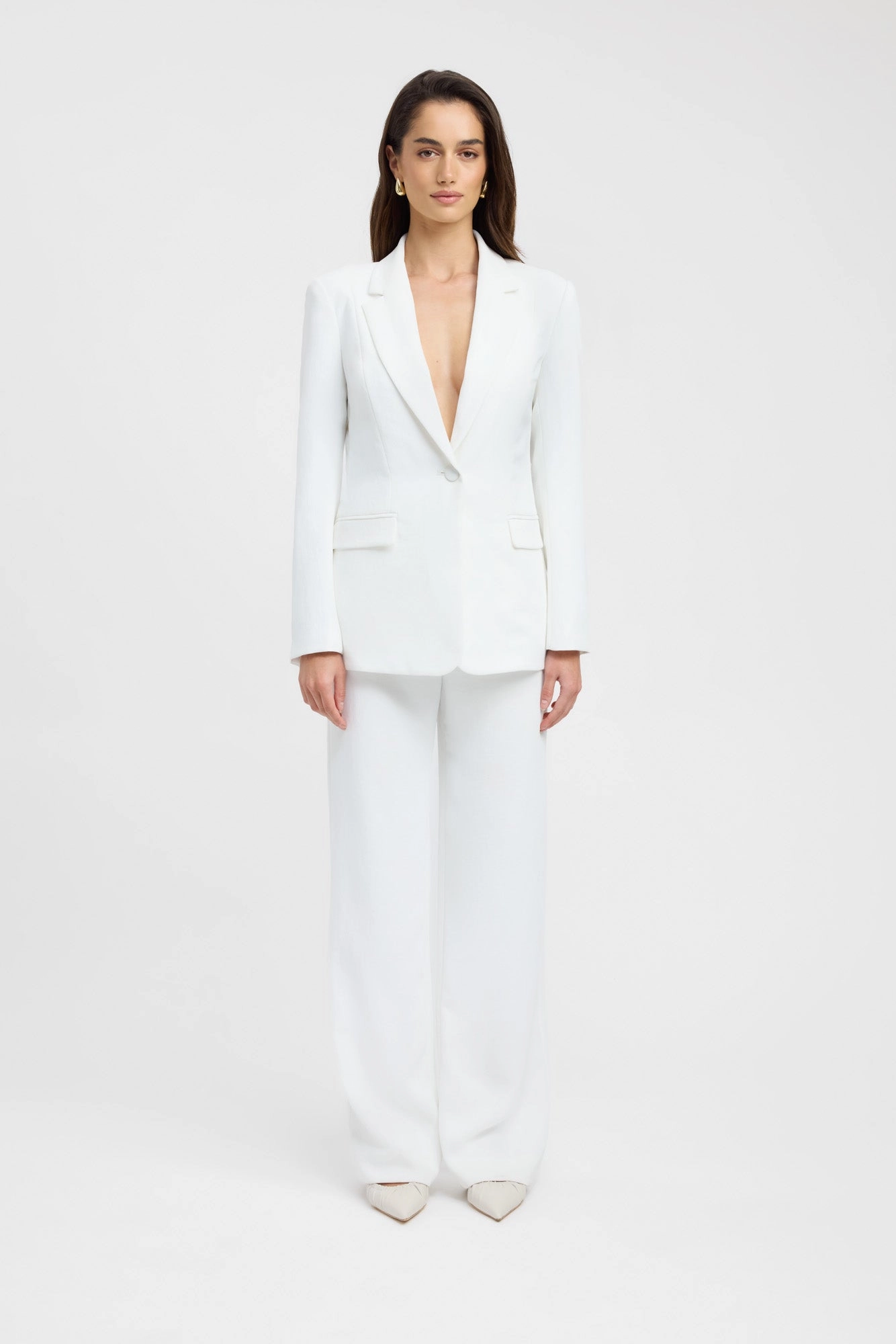 Cozy Shield Oyster Suit Blazer