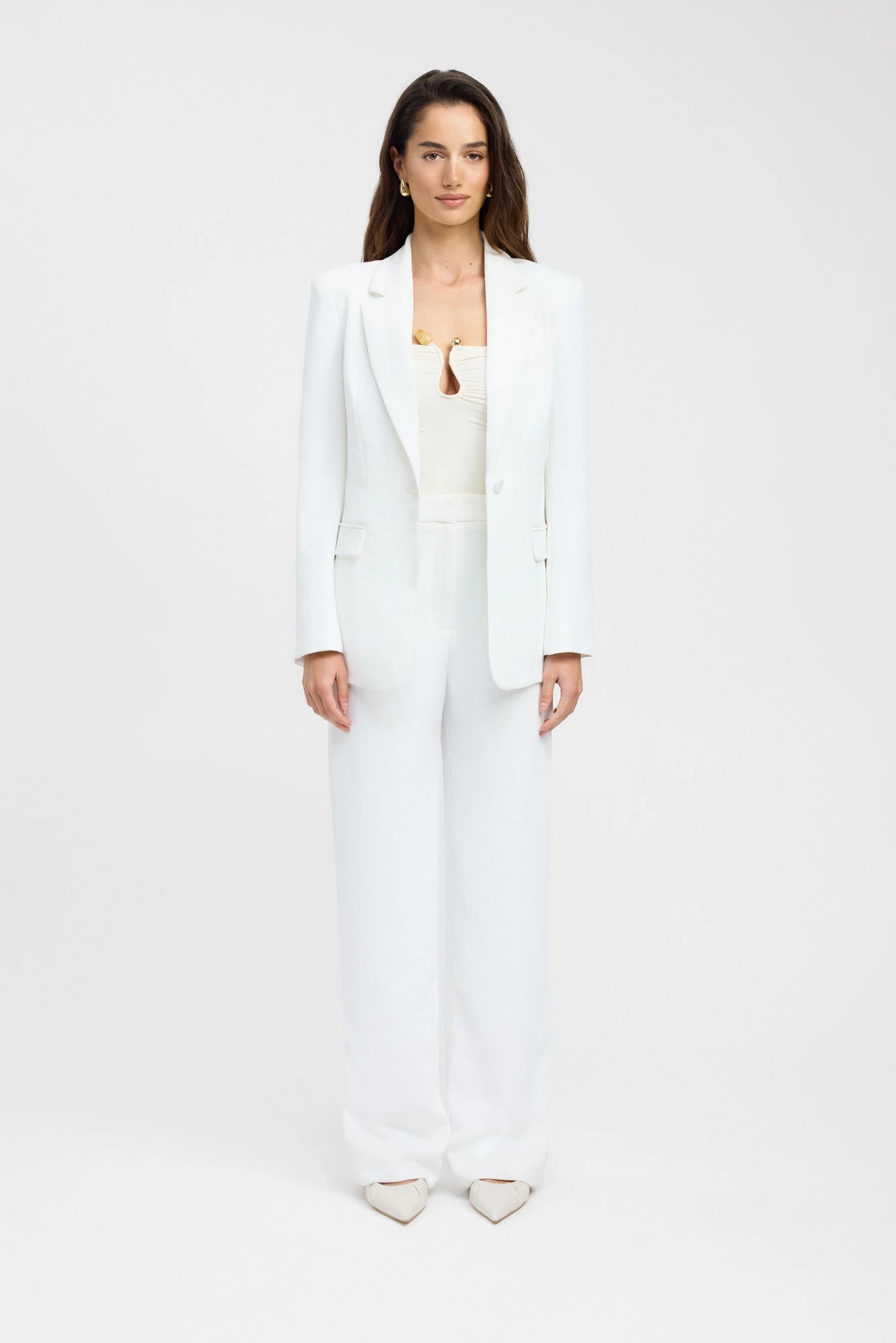 Autumn Oyster Suit Blazer