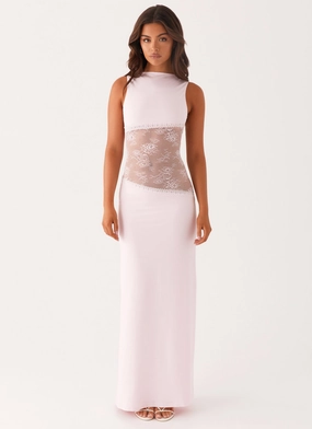 Packable Style Lucinda Maxi Dress - Pink Lucinda Maxi Dress - Pink Comfortable Layer