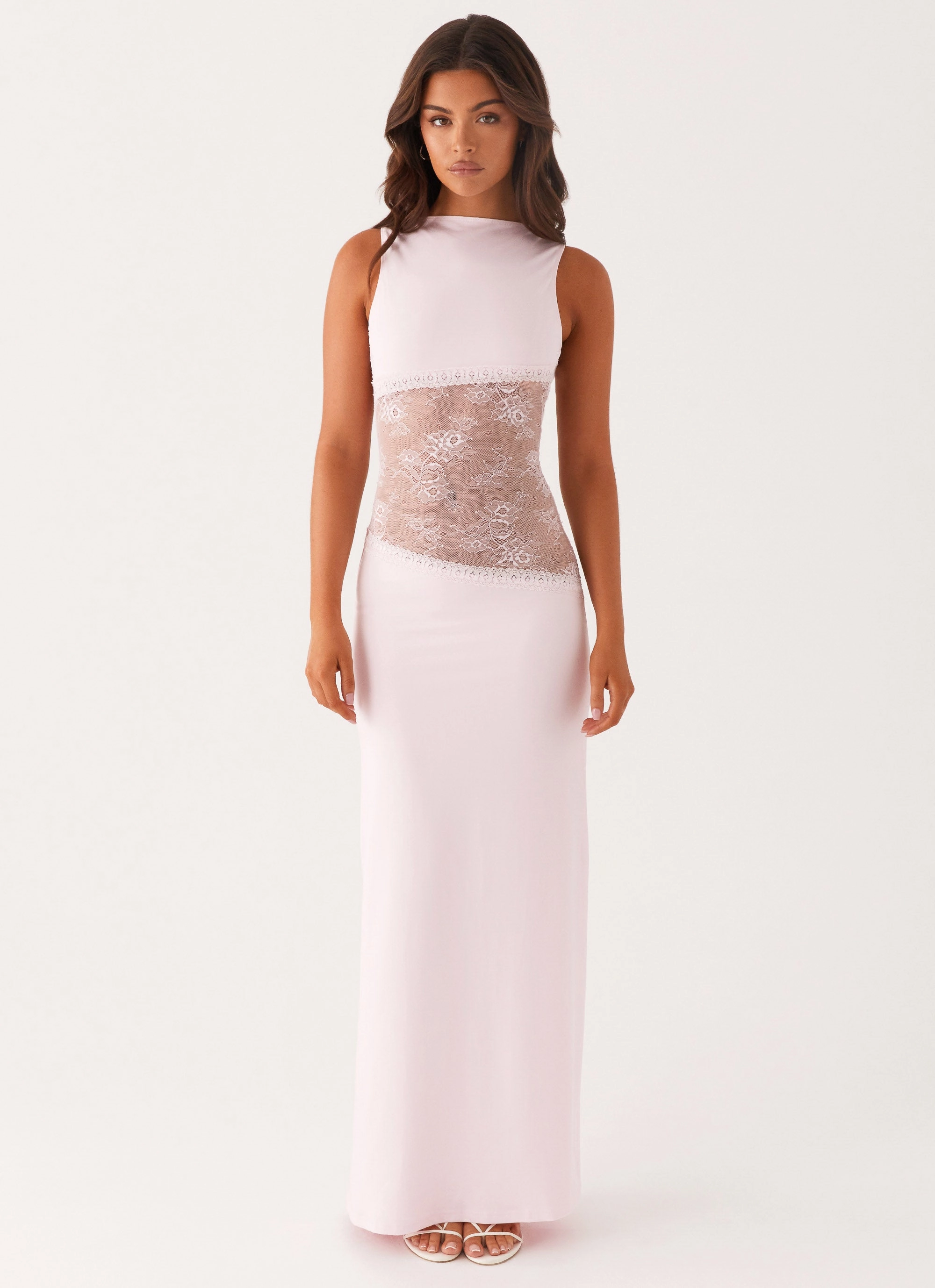 Lucinda Maxi Dress - Pink Comfortable Layer