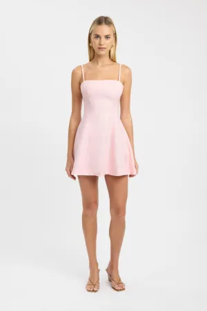 Palm Panel Mini Dress Stylish Apparels Palm Panel Mini Dress Fine Texture Smart Fashion