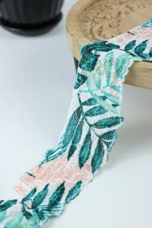 Palm Paradise 2.25" Wide Stretch Lace