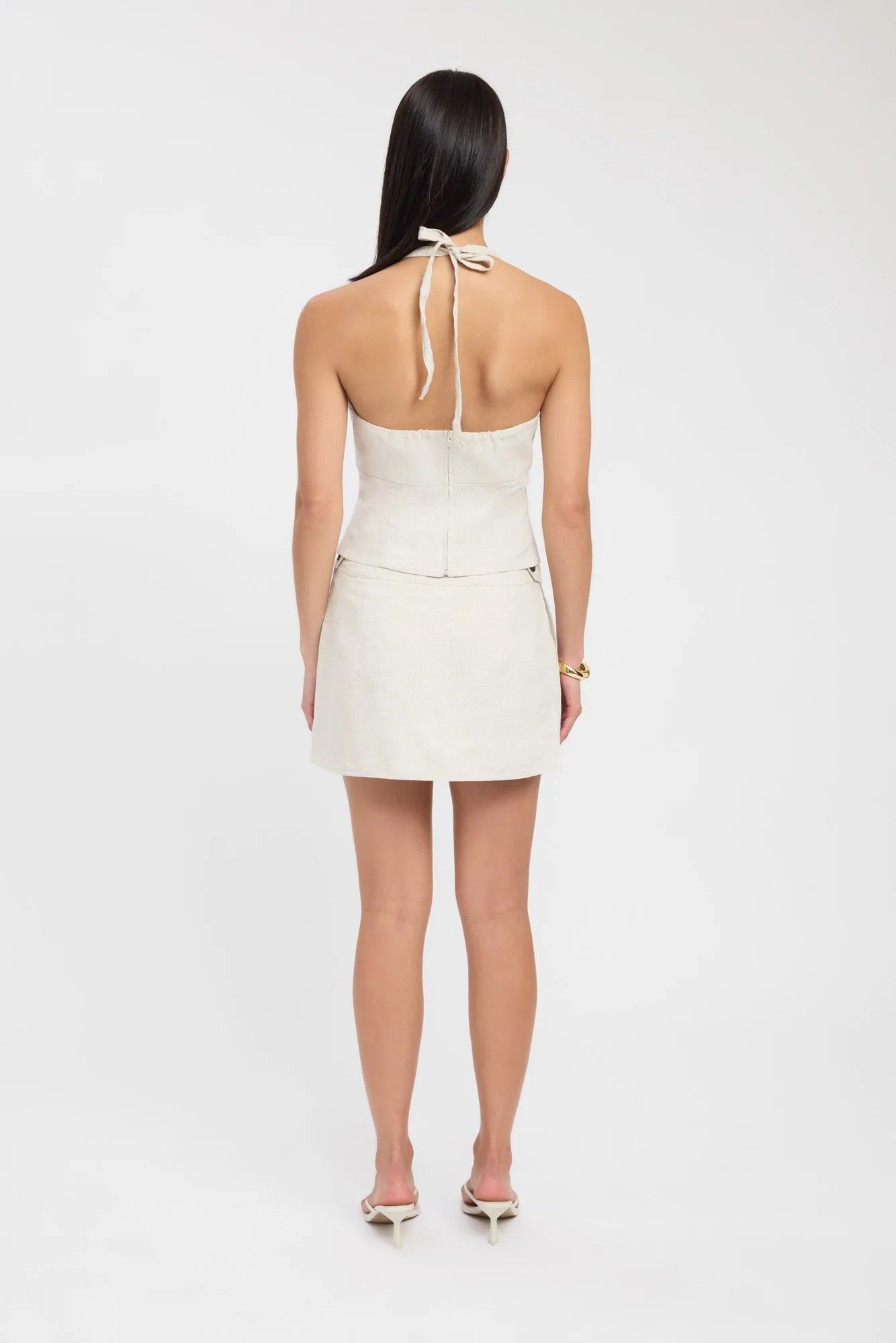 Semi Sheer Palm Skort