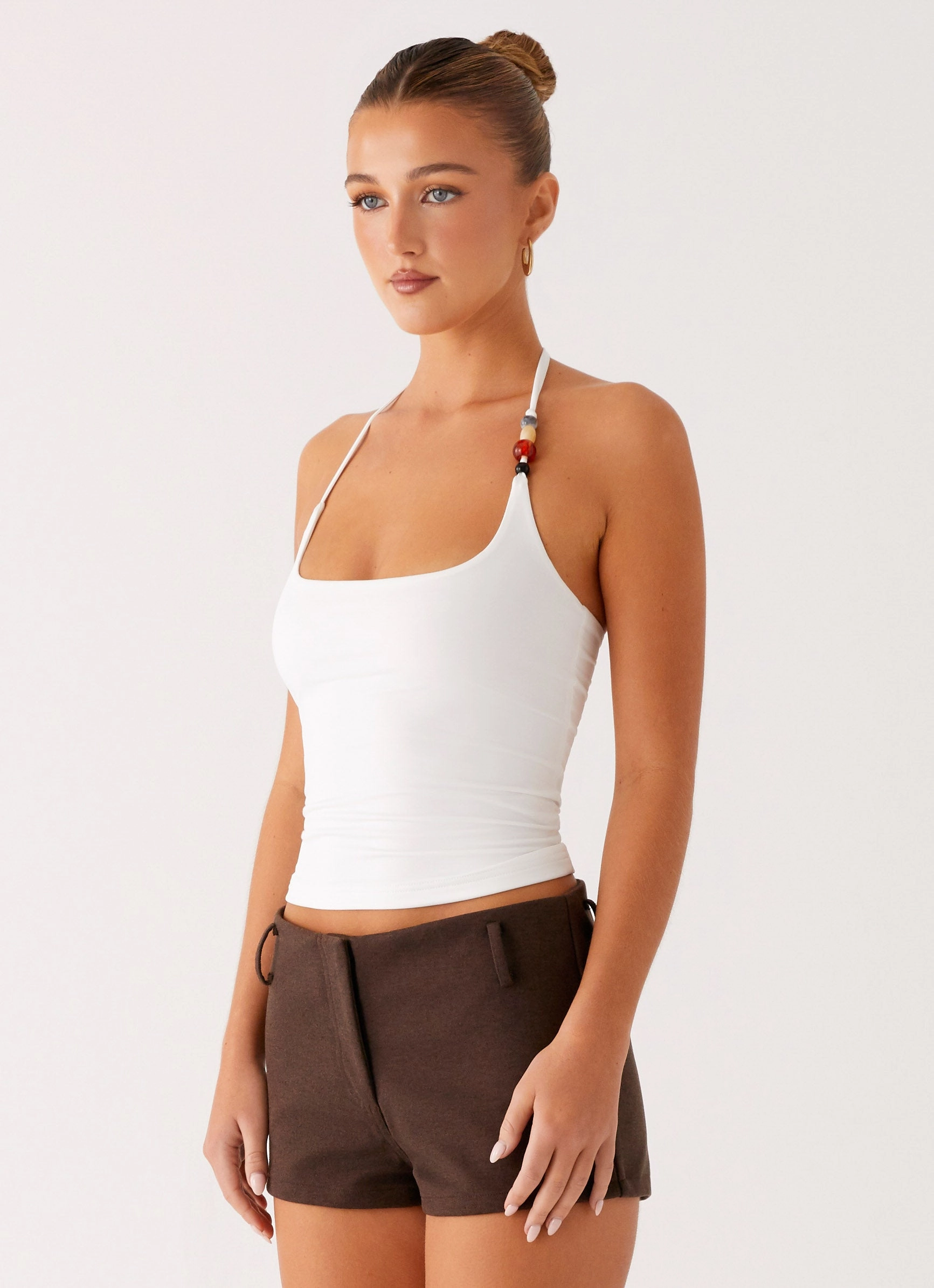 Palm Beach Top - Ivory FlexibleKnit