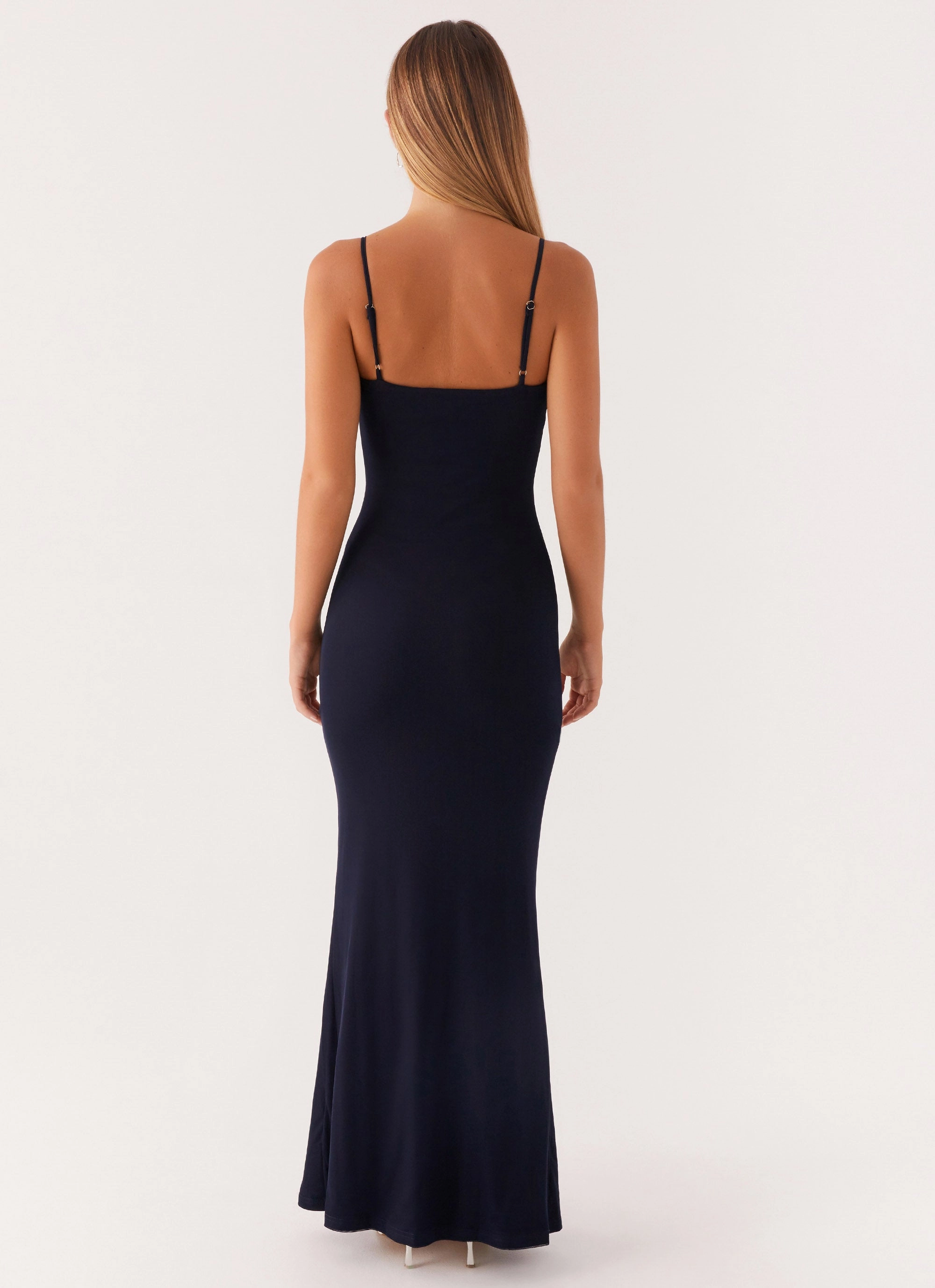 Part Of You Maxi Dress - Navy Neutral Flow