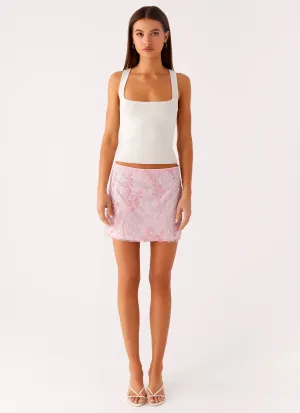 Perfect Design Kandi Mini Skirt - Pink SlimFit Tear Resistant Design Kandi Mini Skirt - Pink